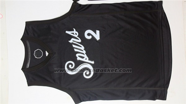 Maglia Natale 2016 San Antonio Spurs Kawhi Leonard #2 Nero